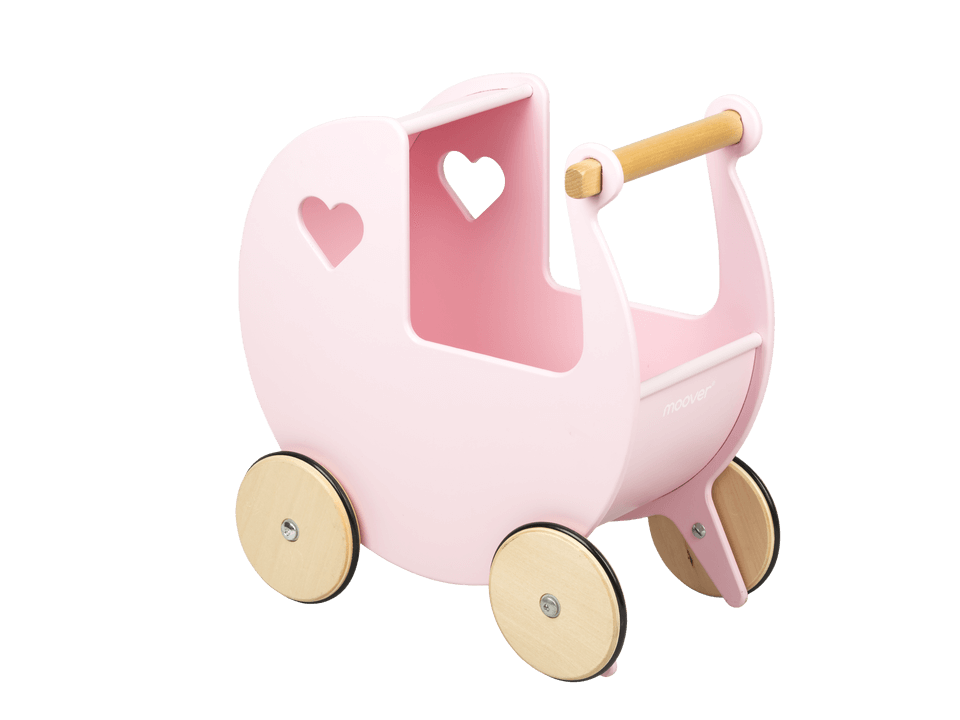 Luxury doll stroller brown